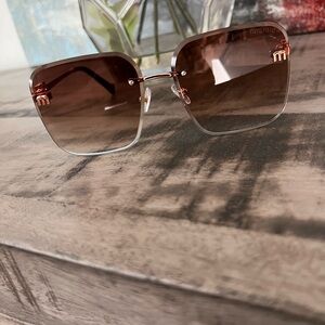 Brown Square Sunglasses